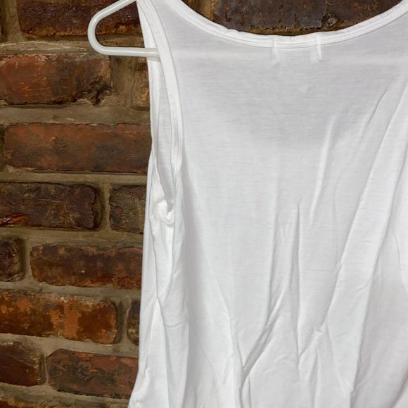 Old Navy Solid White Sleeveless Scoop Neck Tank Top Women's Size XS - Picture 6 of 7